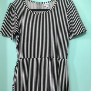 Unicorn! Black and white striped Amelia EUC